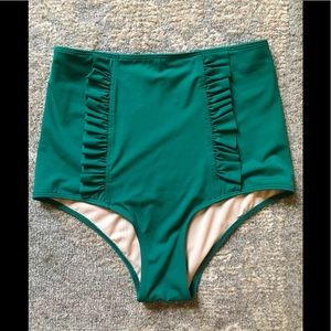 Kortni Jeane Galapagos green DIFR small bottoms